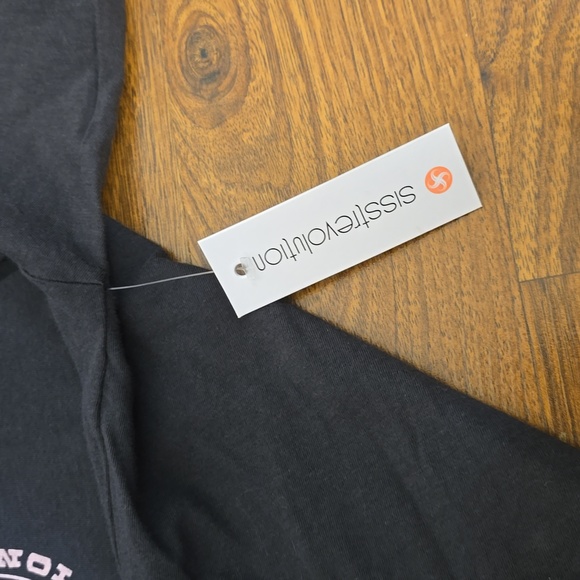 NWT SISSTR EVOLUTION HULA HULA LONG SLEEVE CHARCOAL - Picture 8 of 8